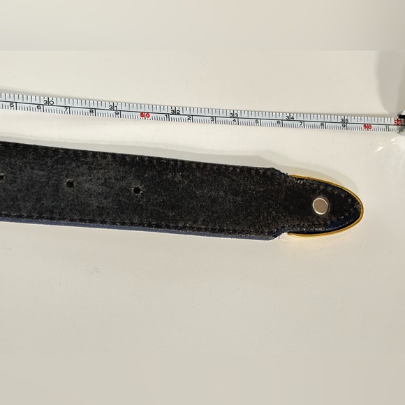 Vintage Vermillion black leather belt - Picture 6 of 6